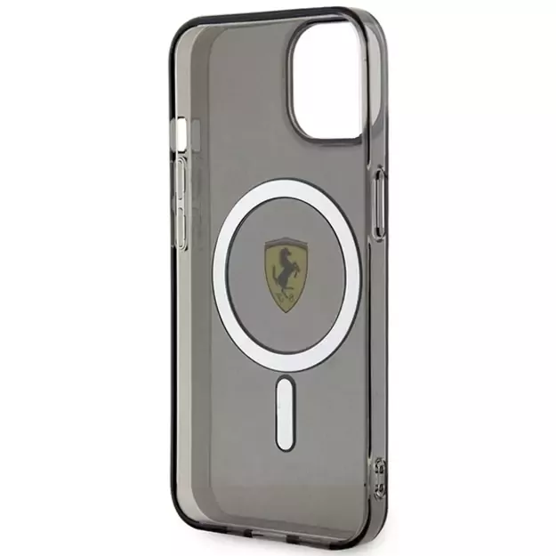 Ferrari FEHMP14SURKK iPhone 14 6.1  black/black hardcase Translucent Magsafe 6