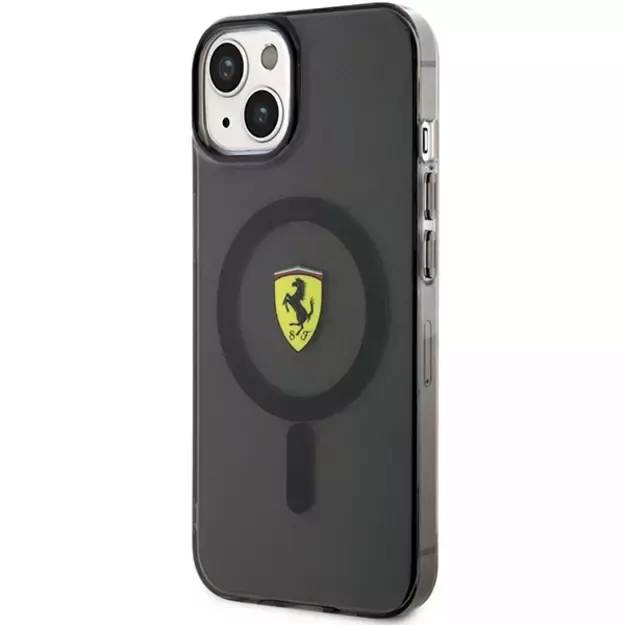 Ferrari FEHMP14SURKK iPhone 14 6.1  black/black hardcase Translucent Magsafe 1