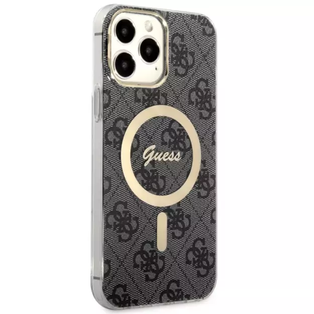 Guess GUHMP13XH4STK iPhone 13 Pro Max 6.7  black/black hardcase 4G MagSafe 3