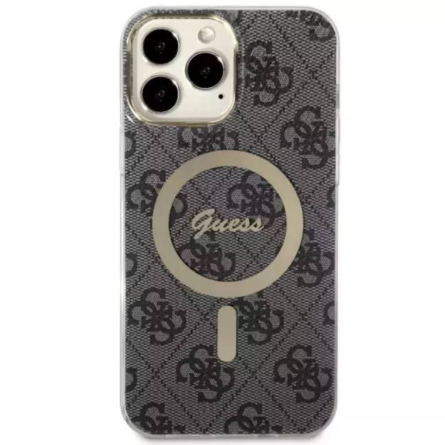 Guess GUHMP13XH4STK iPhone 13 Pro Max 6.7  black/black hardcase 4G MagSafe 2