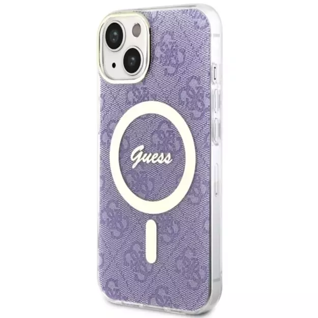 Guess GUHMP14MH4STU iPhone 14 Plus 6.7  purple/purple hardcase 4G MagSafe 1