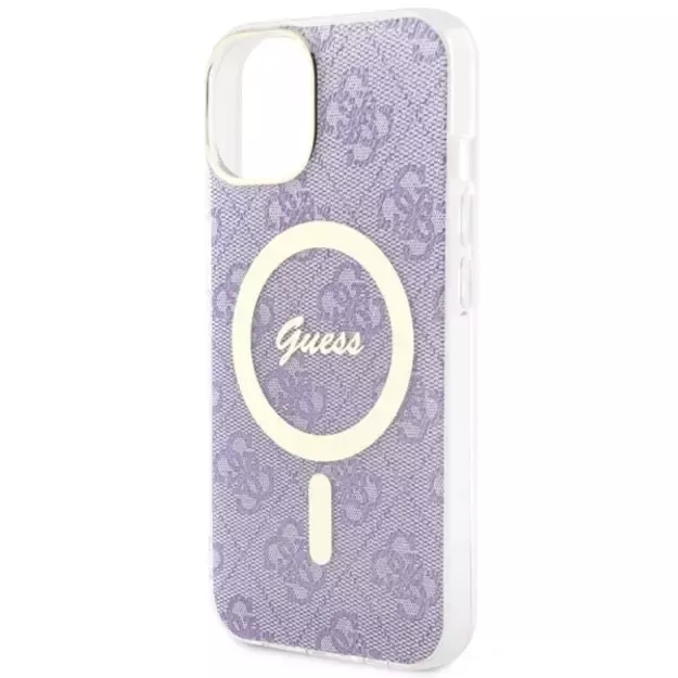 Guess GUHMP14MH4STU iPhone 14 Plus 6.7  purple/purple hardcase 4G MagSafe 5