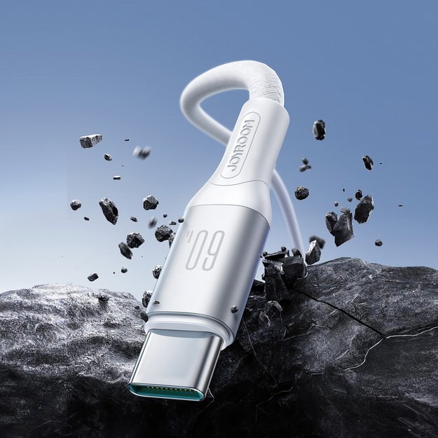 Joyroom S-A28 Flash Series 60W USB-C - USB-C Cable 1m - White 3