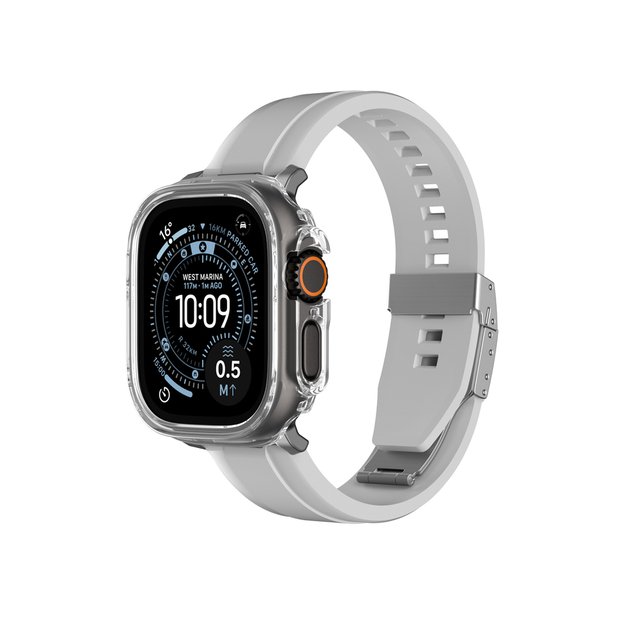 AmazingThing Minimal Protective Case for Apple Watch UItra 3 49mm - Transparent 2
