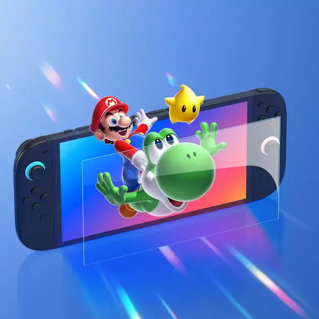 Szkło hartowane Dux Ducis HD na Nintendo Switch 2 z ramką instalacyjną 9