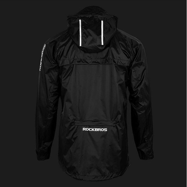 Rockbros YPY013BK4XL Rain Jacket Breathable Windproof XXXXL - Black 2