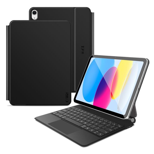 Tech-Protect Smartcase Magnetic with Keyboard for iPad 10.9&rdquo; 2022 / iPad 11&rdquo; 2025 - Black
