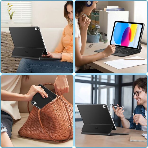 Tech-Protect Smartcase Magnetic with Keyboard for iPad 10.9&rdquo; 2022 / iPad 11&rdquo; 2025 - Black 5