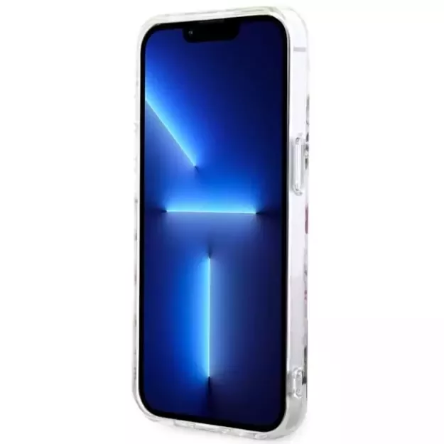 Guess Flower MagSafe case for iPhone 14 - transparent 6