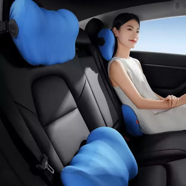 Baseus ComfortRide car lumbar pillow - blue 8