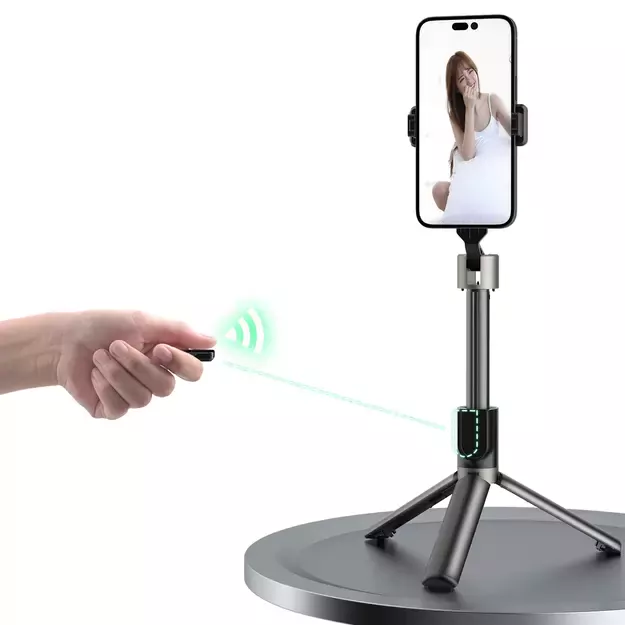 Selfie stick / telescopic pole with tripod Dudao F18W - white 5