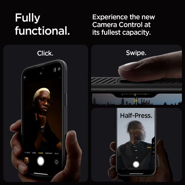 Spigen Liquid Air &rdquo;T&rdquo; MagSafe Case for iPhone 16 Pro Max - Matte Black 11