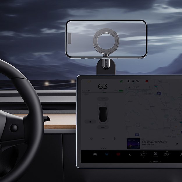 Baseus C02 Go Series MagSafe Compatible Dashboard Mount - Black 10