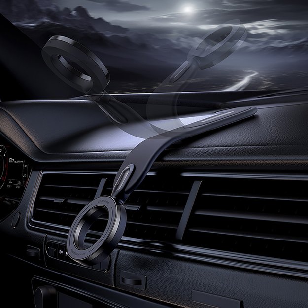 Baseus C02 Go Series MagSafe Compatible Dashboard Mount - Black 9