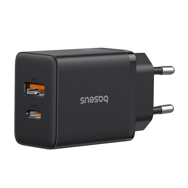 Baseus Cube Pro 30W USB-C USB-A Wall Charger - Black 2