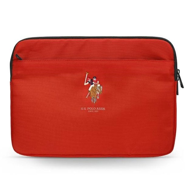 US Polo Assn. Cover for a 13&quot  laptop - red