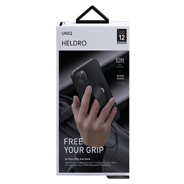 Uniq Heldro case for iPhone 12 Pro Max - black 8