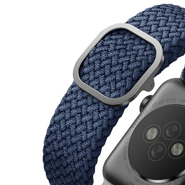 Uniq Aspen Braided Strap for Apple Watch 1/2/3/4/5/6/7/8/SE/SE2 40/38/41mm - Blue 4