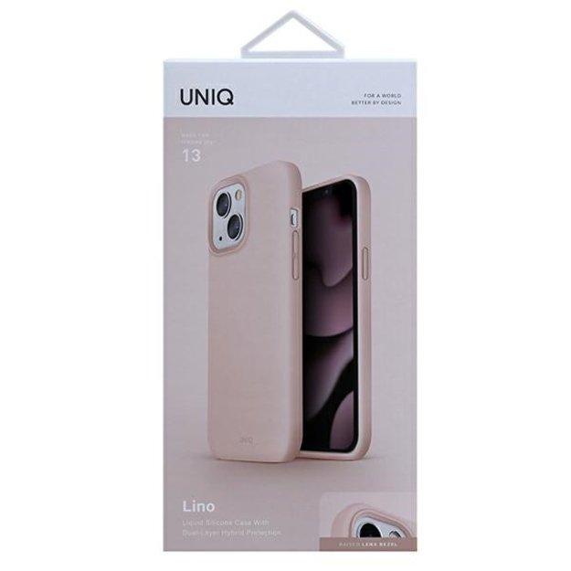 Uniq Lino case for iPhone 13 - pink 4