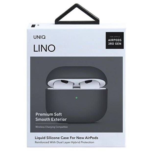 Uniq Lino Silicone case for AirPods 3 - gray 6