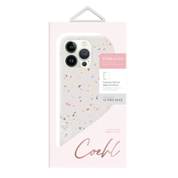 Uniq Coehl Terrazzo case for iPhone 14 Pro Max - sand 4