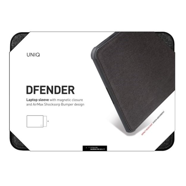 Uniq Dfender cover for a 16&quot  laptop - black