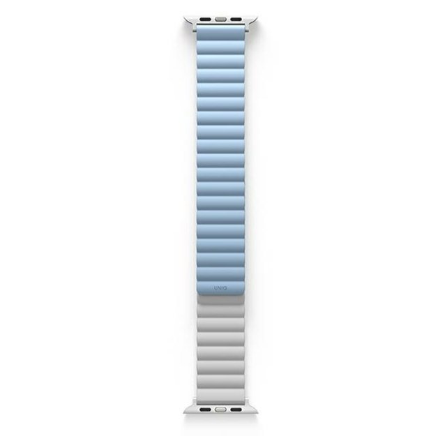 Uniq Revix strap for Apple Watch 1/2/3/4/5/6/7/8/SE/SE2/Ultra 42/44/45/49mm - white and blue 7
