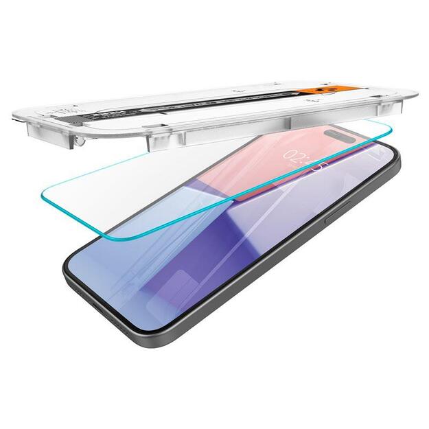 Spigen Glas.tR EZ Fit Tempered Glass for iPhone 15 Plus / 16 Plus - 2 pcs. 3