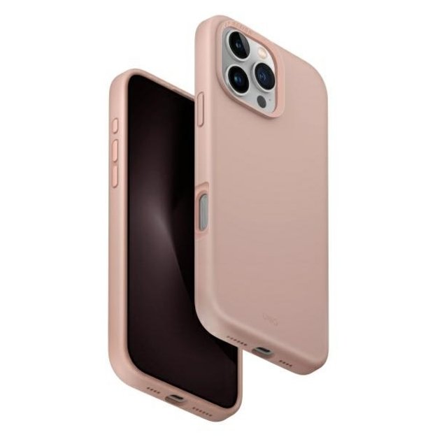 Uniq Lino Hue Magclick Charging Case for iPhone 16 Pro Max - Pink 3