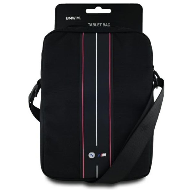 BMW BMTB10COMPVSKR Tablet Bag 10&quot  Black Nylon Red Stripe 3
