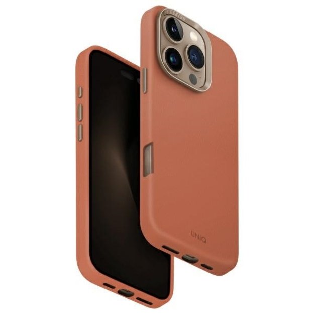 Uniq Lyden iPhone 16 Pro 6.3&quot  case Magclick Charging terracotta