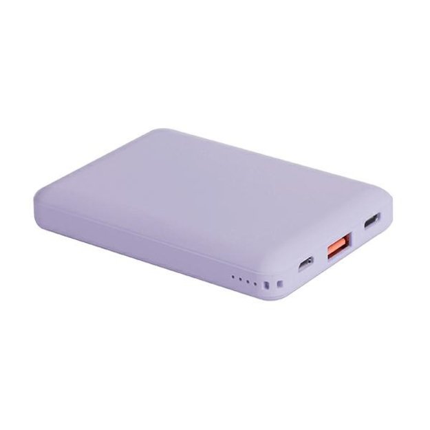 Powerbank Uniq Fuele mini 8000mAh USB-C 18W PD Fast charge - lavender 5