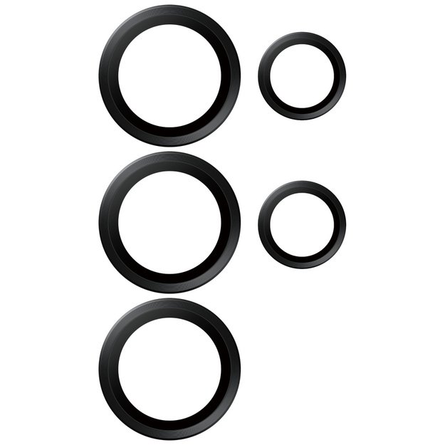 PanzerGlass Hoops Lens Protector Tempered Glass for Samsung Galaxy S25 Ultra Black 2