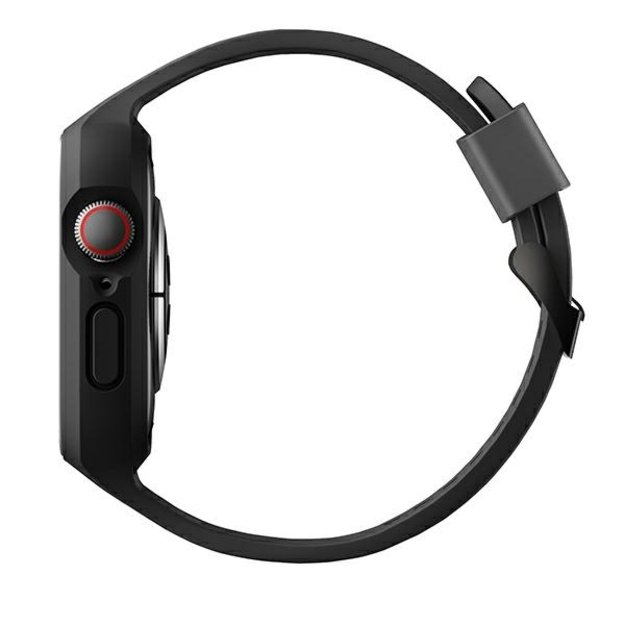 Uniq Monos 2 in 1 Strap + Case for Apple Watch 45/44mm - Black 2