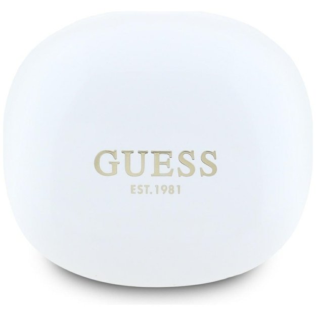 Guess Flat Classic Logo Electroplated TWS Headphones - White 1