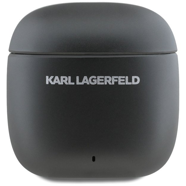 Karl Lagerfeld Metal Printed Logo ANC/ENC Headphones - Black 2