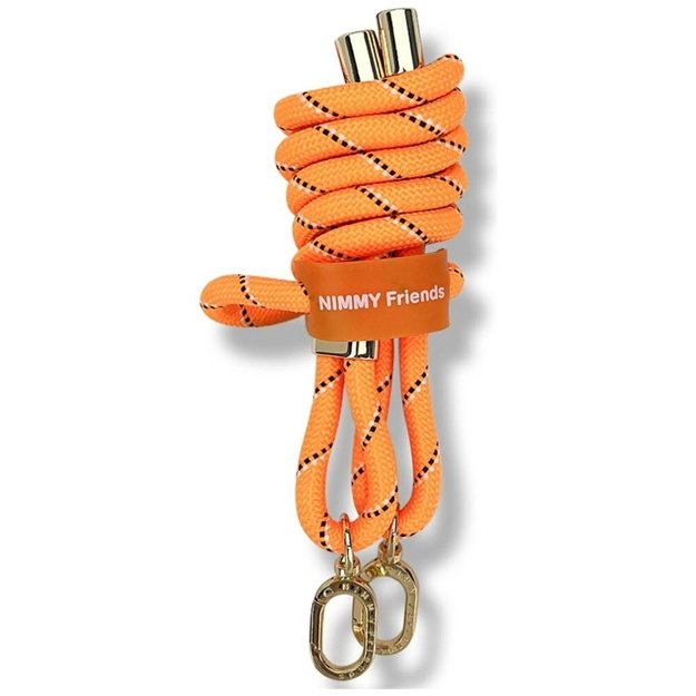 Nimmy Cool&amp Cute 2.0 crossbody + handstrap set - orange and black 4