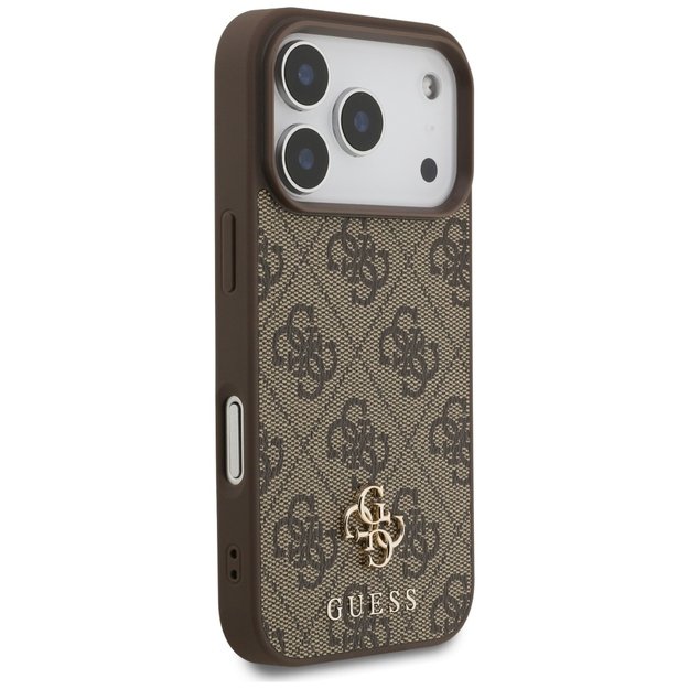 Guess 4G Small Classic Logo MagSafe case for iPhone 17 Pro - brown 3