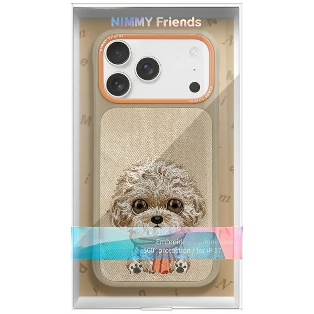 Nimmy Big Eyed Pet 2.0 Dog Case for iPhone 17 Pro - Beige 1