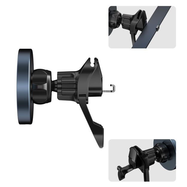 Tech-Protect mm15W-V5 Magnetic MagSafe Car Air Vent Mount - Black 6