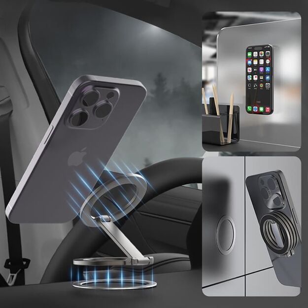 Tech-Protect mmR400 Magnetic MagSafe Holder - Black 3