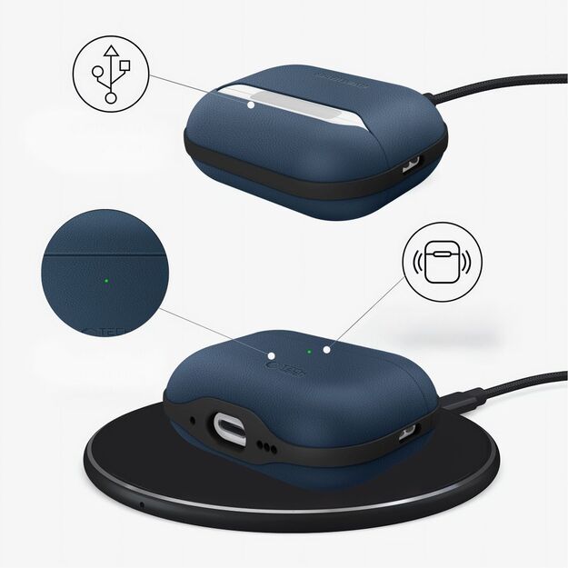 Tech-Protect NaturalFit Case for AirPods Pro 3 - Navy Blue 6