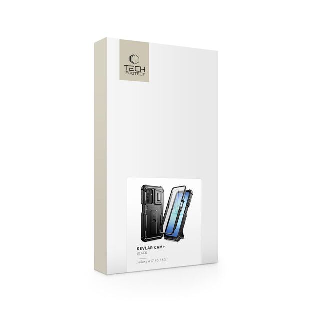 Tech-Protect Kevlar Cam+ Case for Samsung Galaxy A17 4G / 5G - Black 6