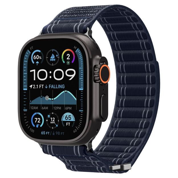 Spigen WBF0 Strap for Apple Watch 44 / 45 / 46 / 49 mm - Navy Blue 10