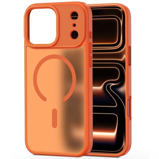 Tech-Protect MagMat MagSafe Case for iPhone 17 Pro - Orange 1