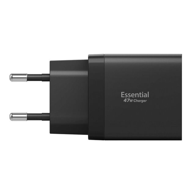 Spigen Essential EE472EU 2-port USC-C 47W wall charger - black 4