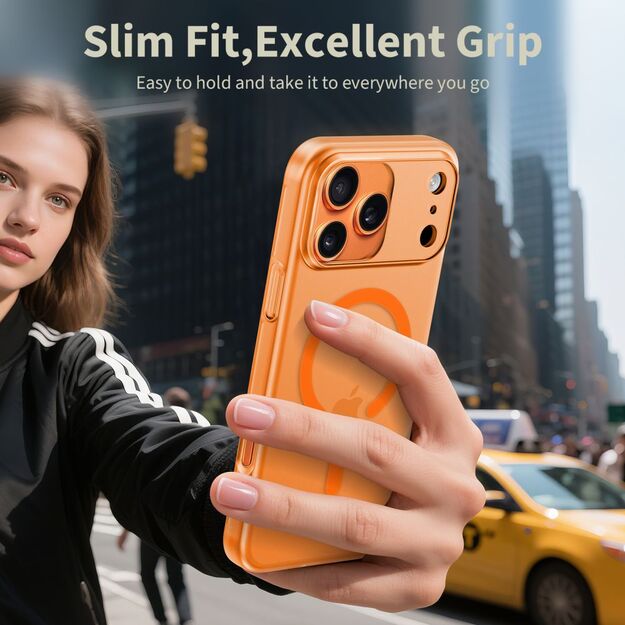 Tech-Protect Magslim MagSafe Case for iPhone 17 Pro Max - Orange 4