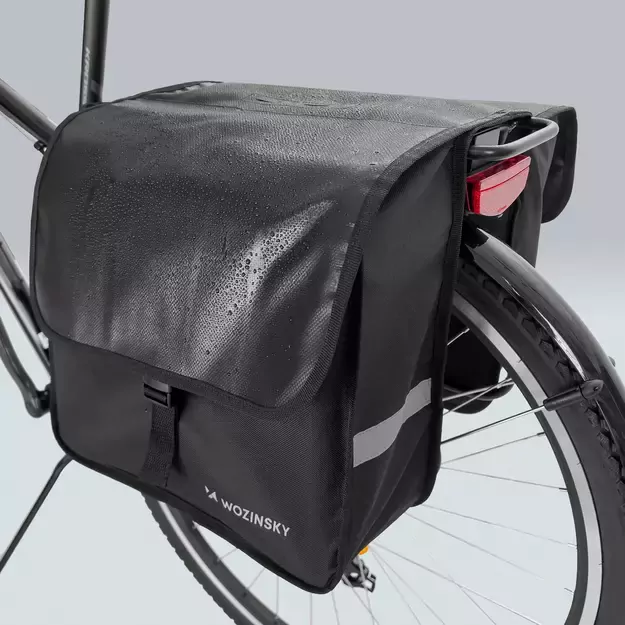 Wozinsky bicycle pannier double 28 l black (WBB34BK) 9