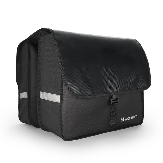 Wozinsky bicycle pannier double 28 l black (WBB34BK) 1