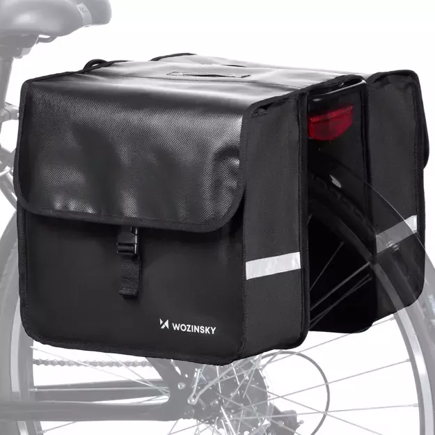 Wozinsky bicycle pannier double 28 l black (WBB34BK) 11